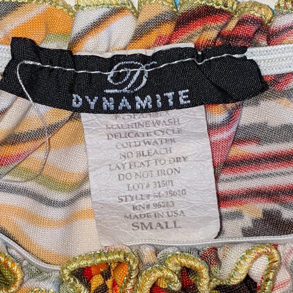 Dynamite, Multicolor Pattern Shirt. Size: S. - Picture 6 of 6